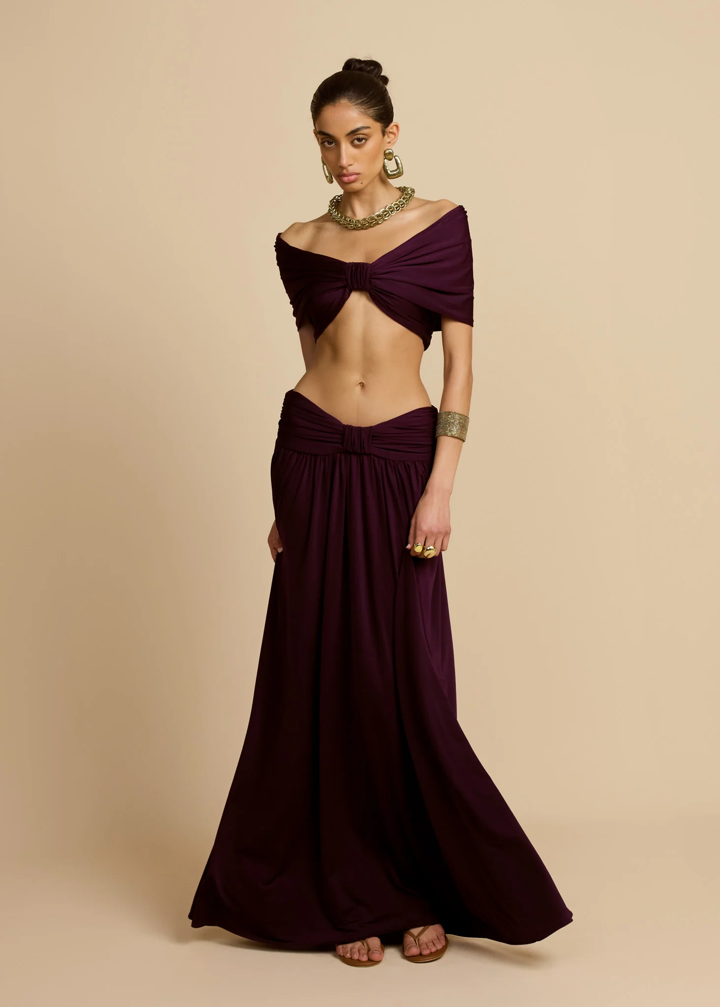 ALESSIA SKIRT PLUM - Image 3