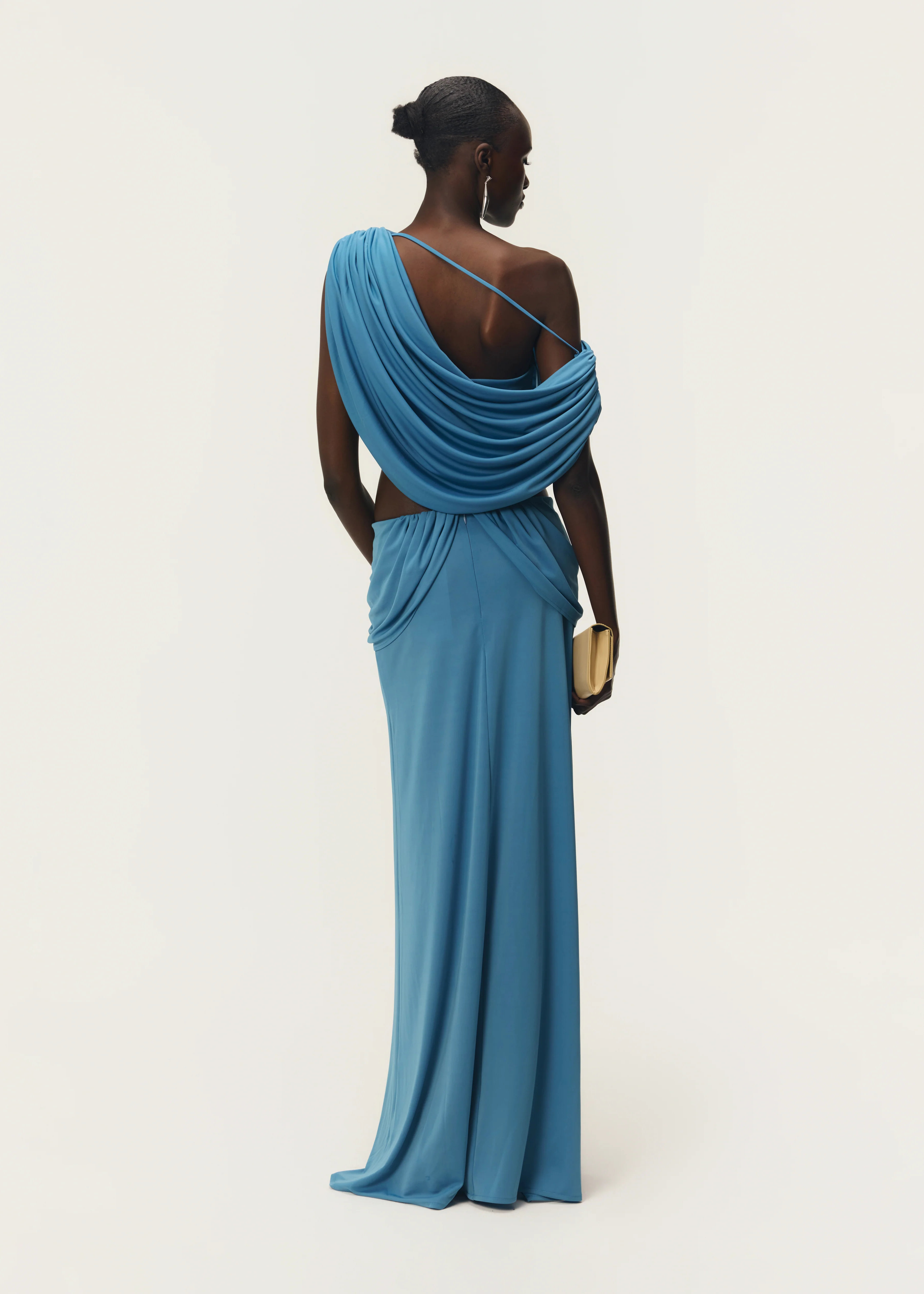 CHIARA TOP DUSTY BLUE - Image 4