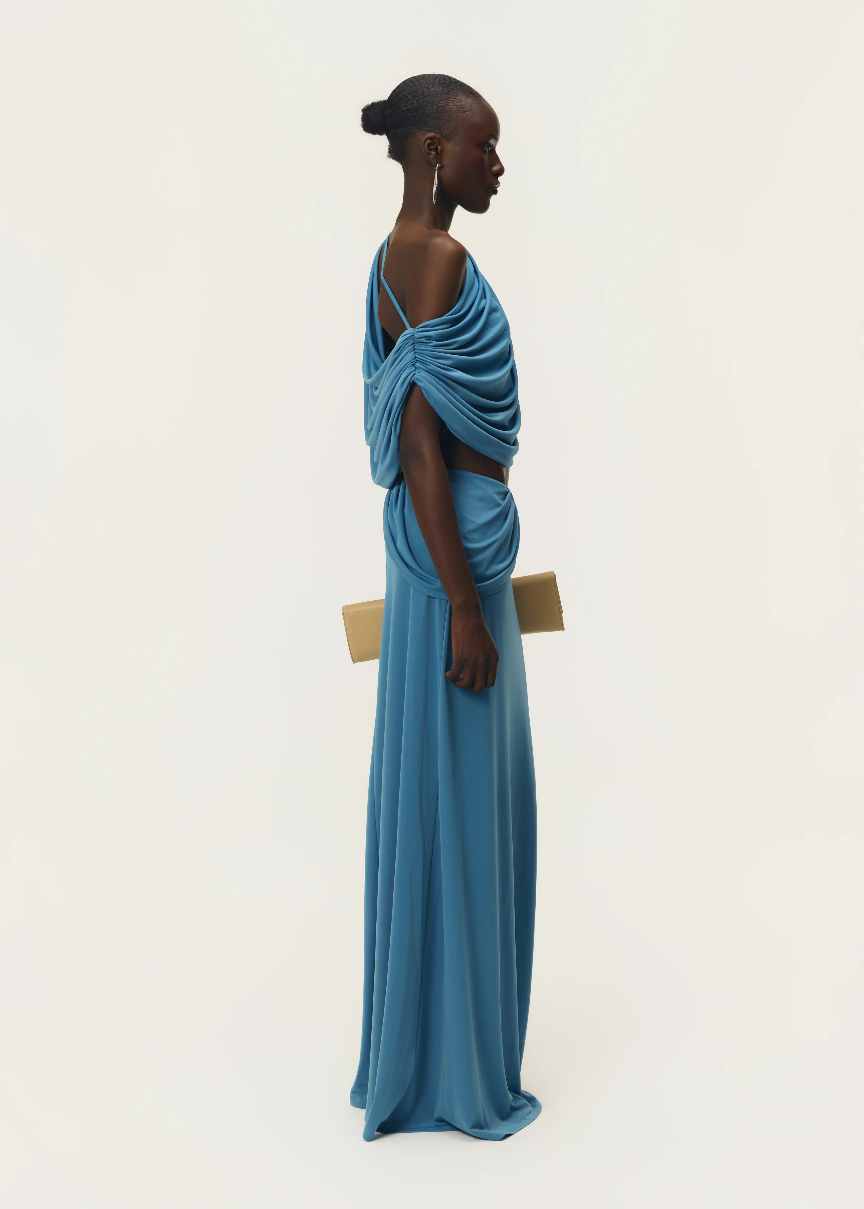 CHIARA TOP DUSTY BLUE - Image 5