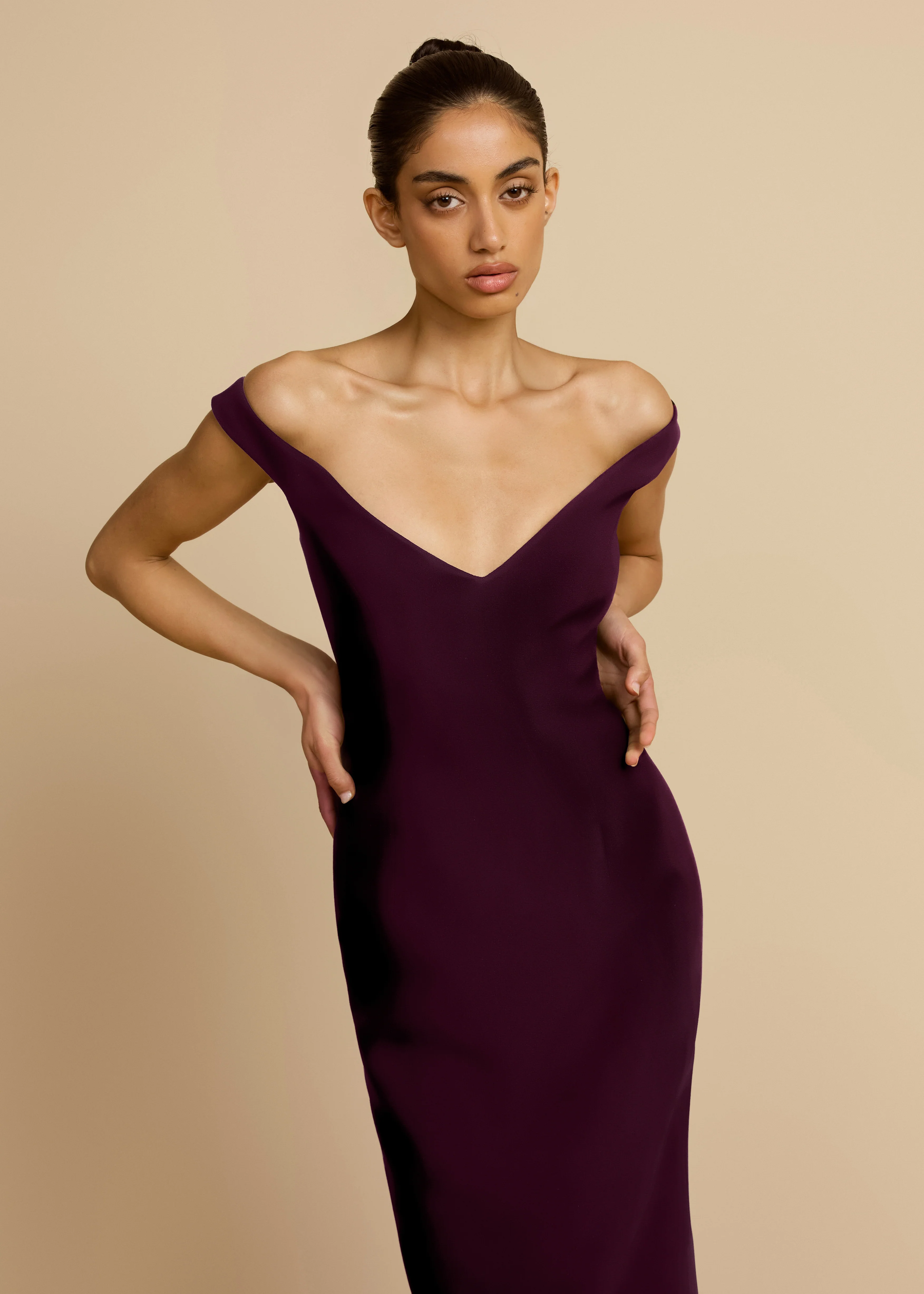 ELLERY DRESS PLUM - Image 4