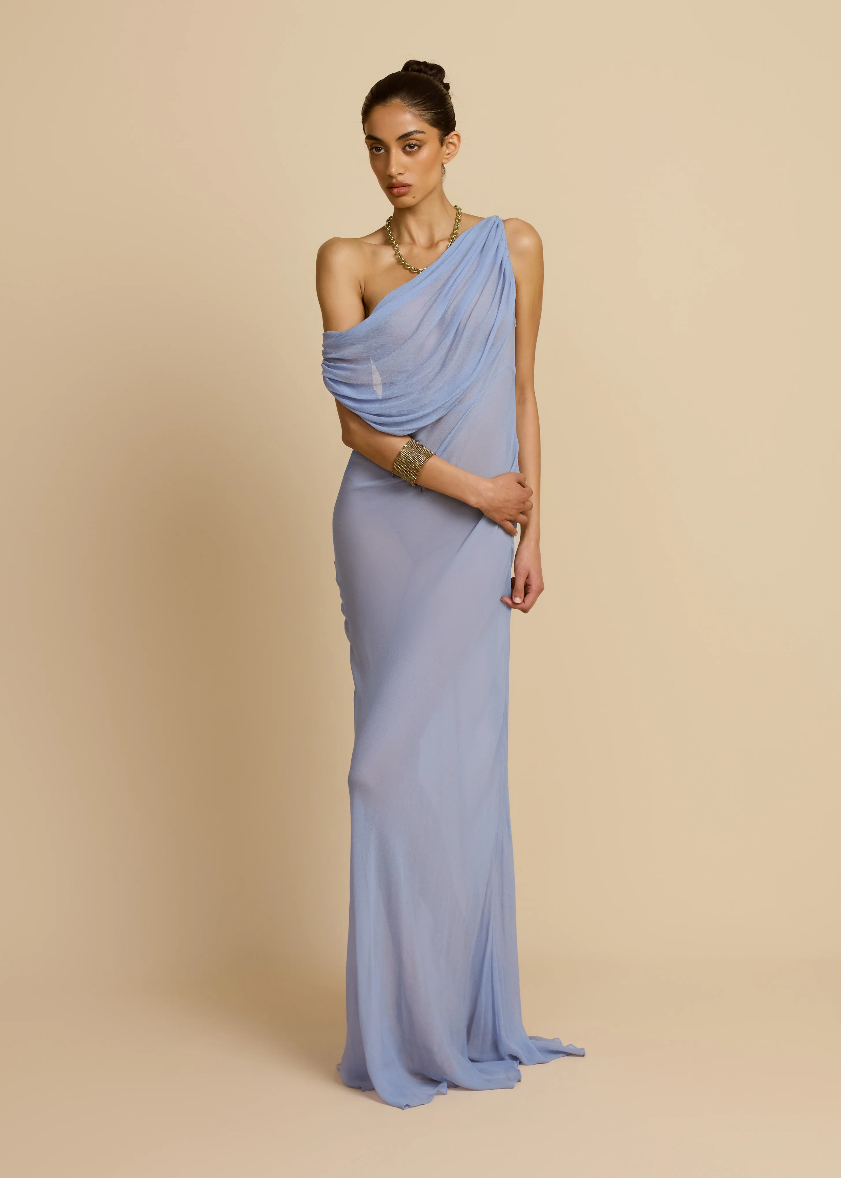 JORDANA DRESS SKY BLUE - Image 4