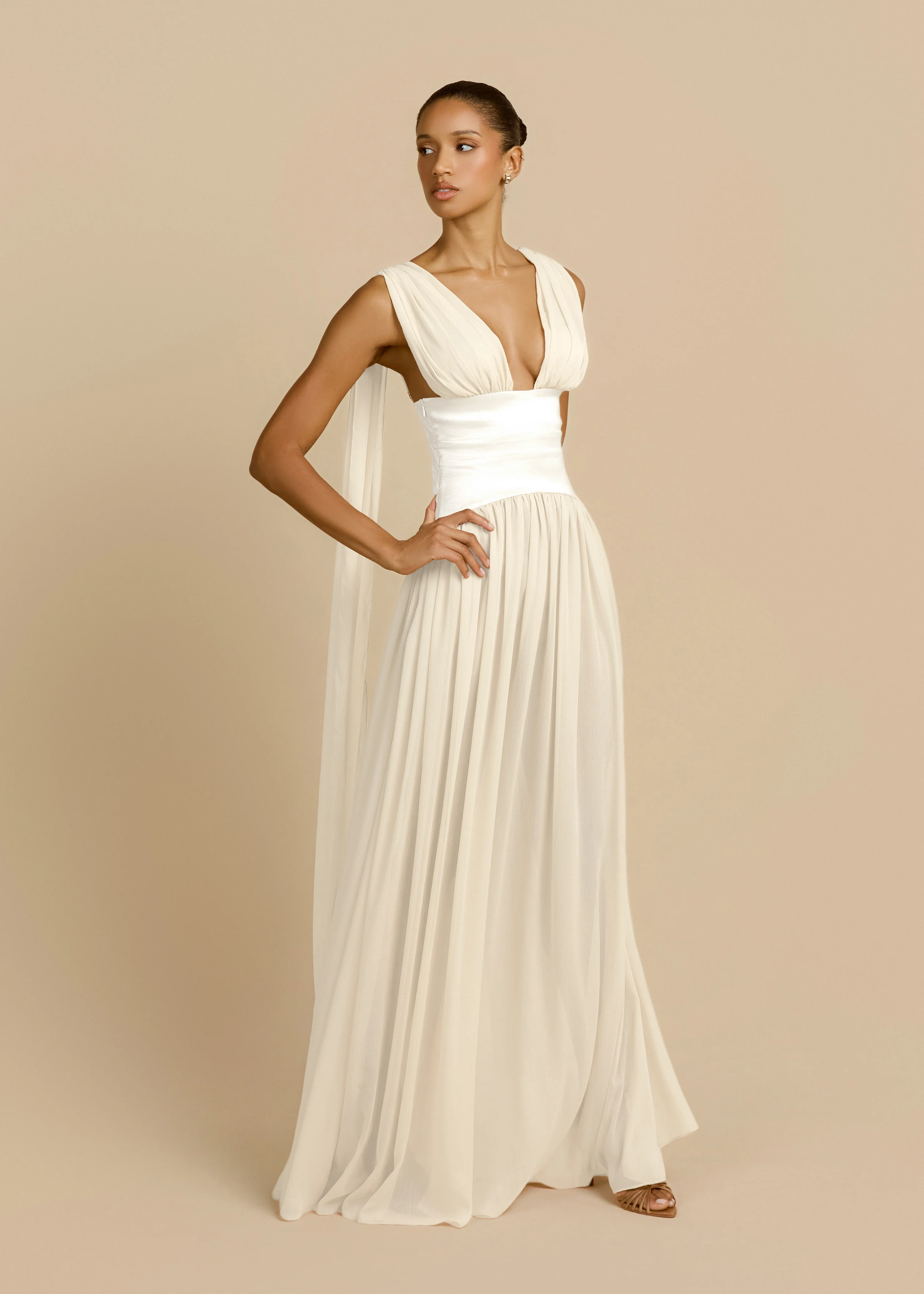 RAMONA DRESS IVORY - Image 3