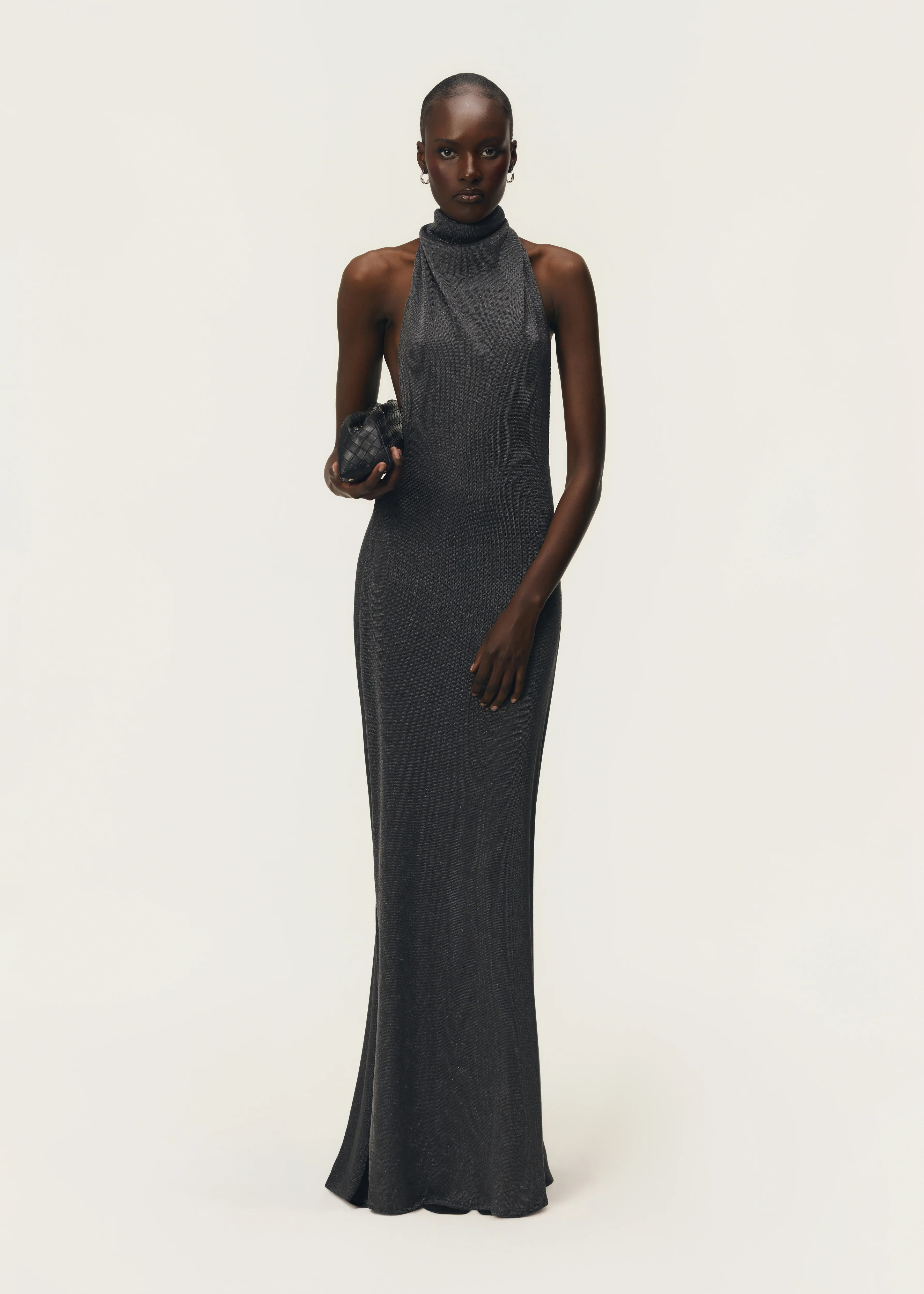 ROMY DRESS CHROME METALLIC