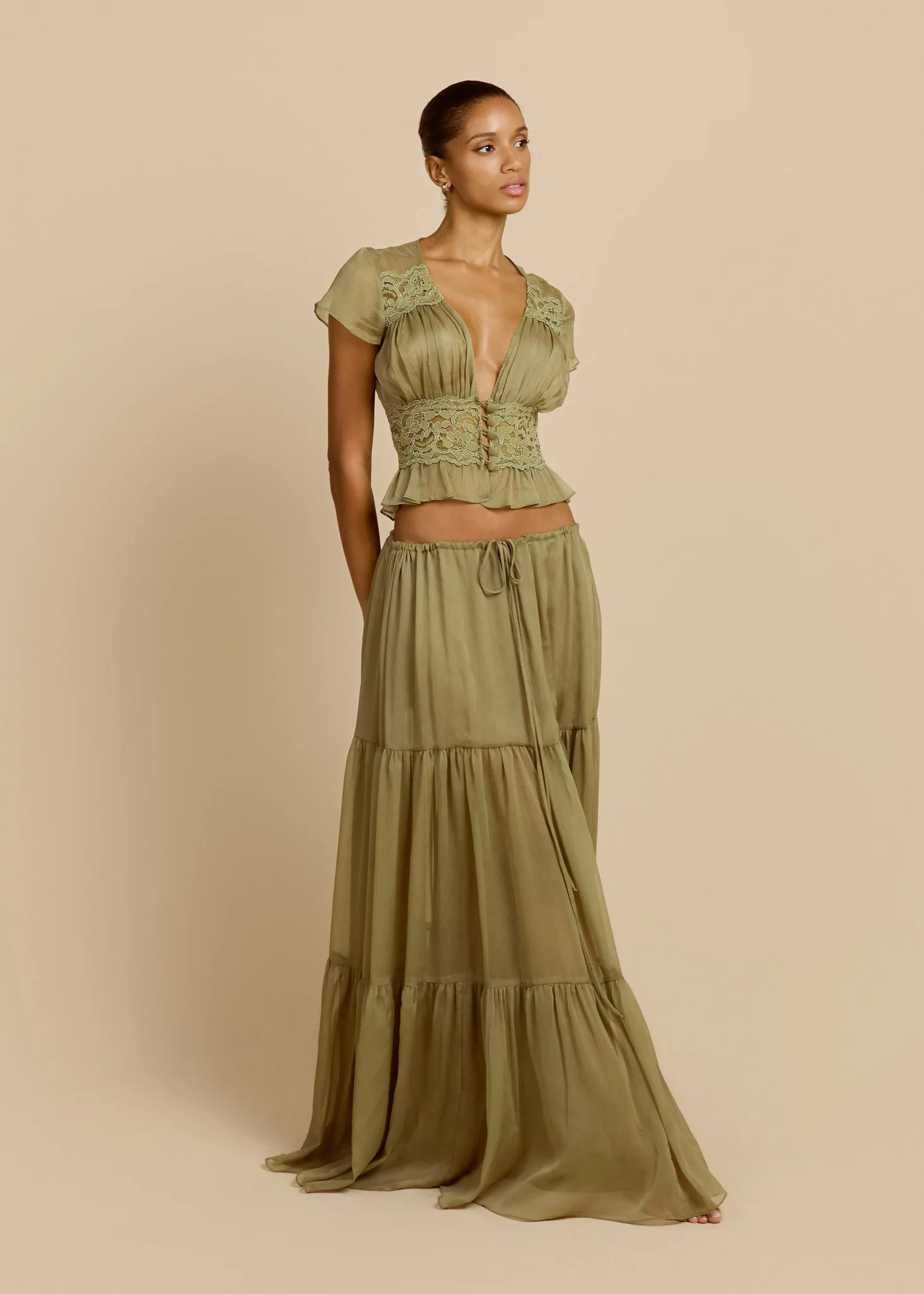 SABRINA SKIRT PISTACHIO - Image 3