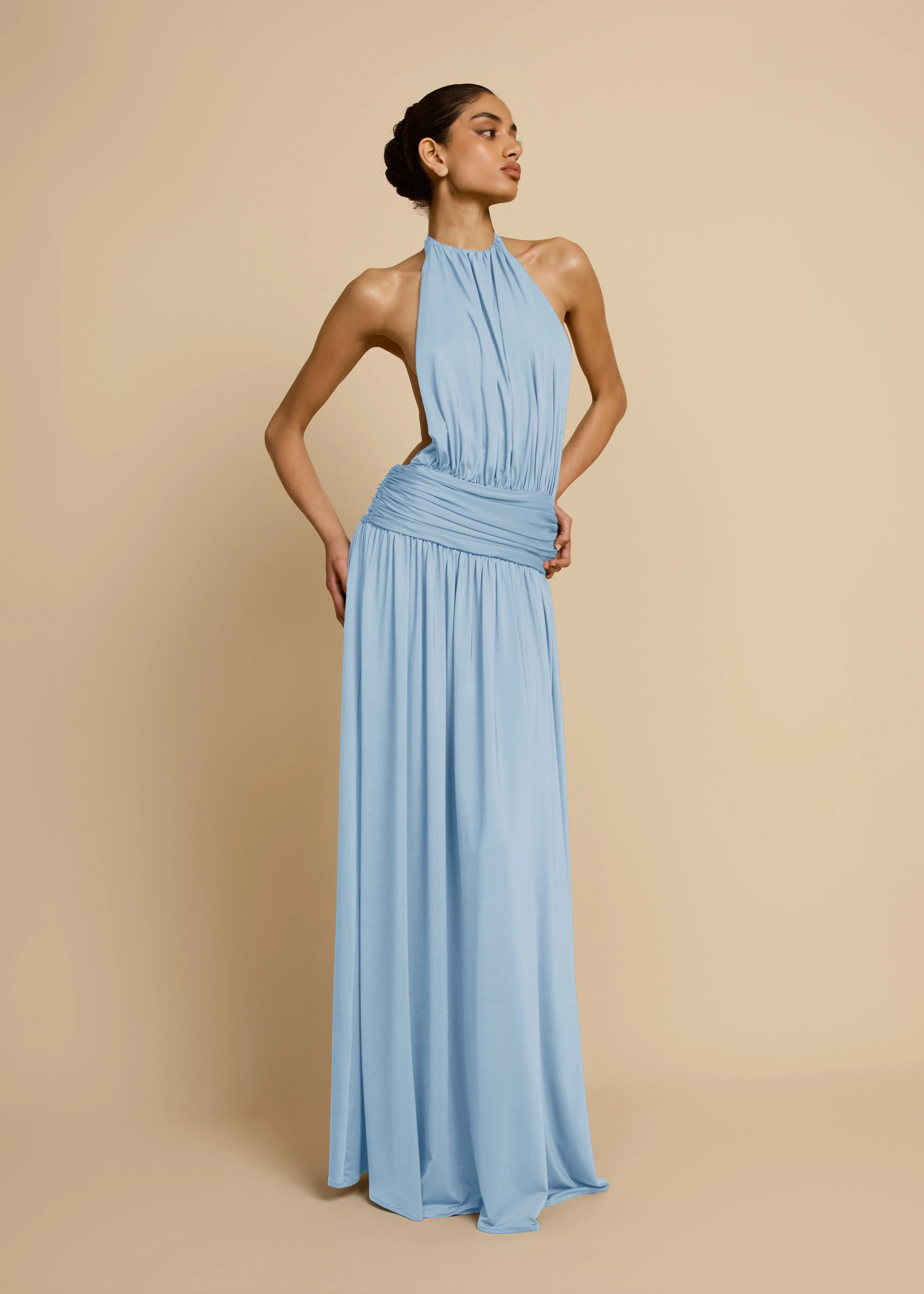 SANTINA DRESS SKY BLUE - Image 3