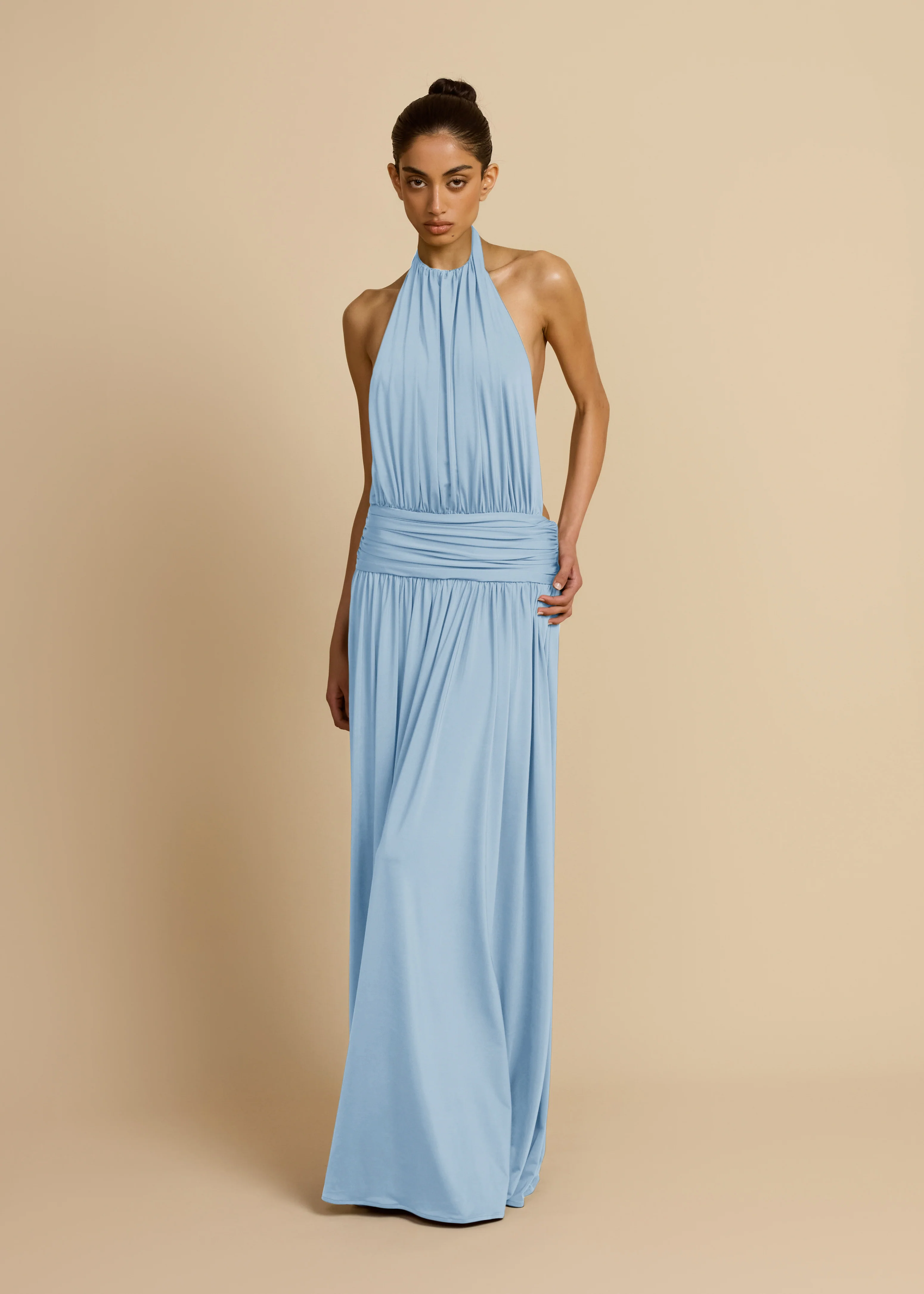 SANTINA DRESS SKY BLUE - Image 4