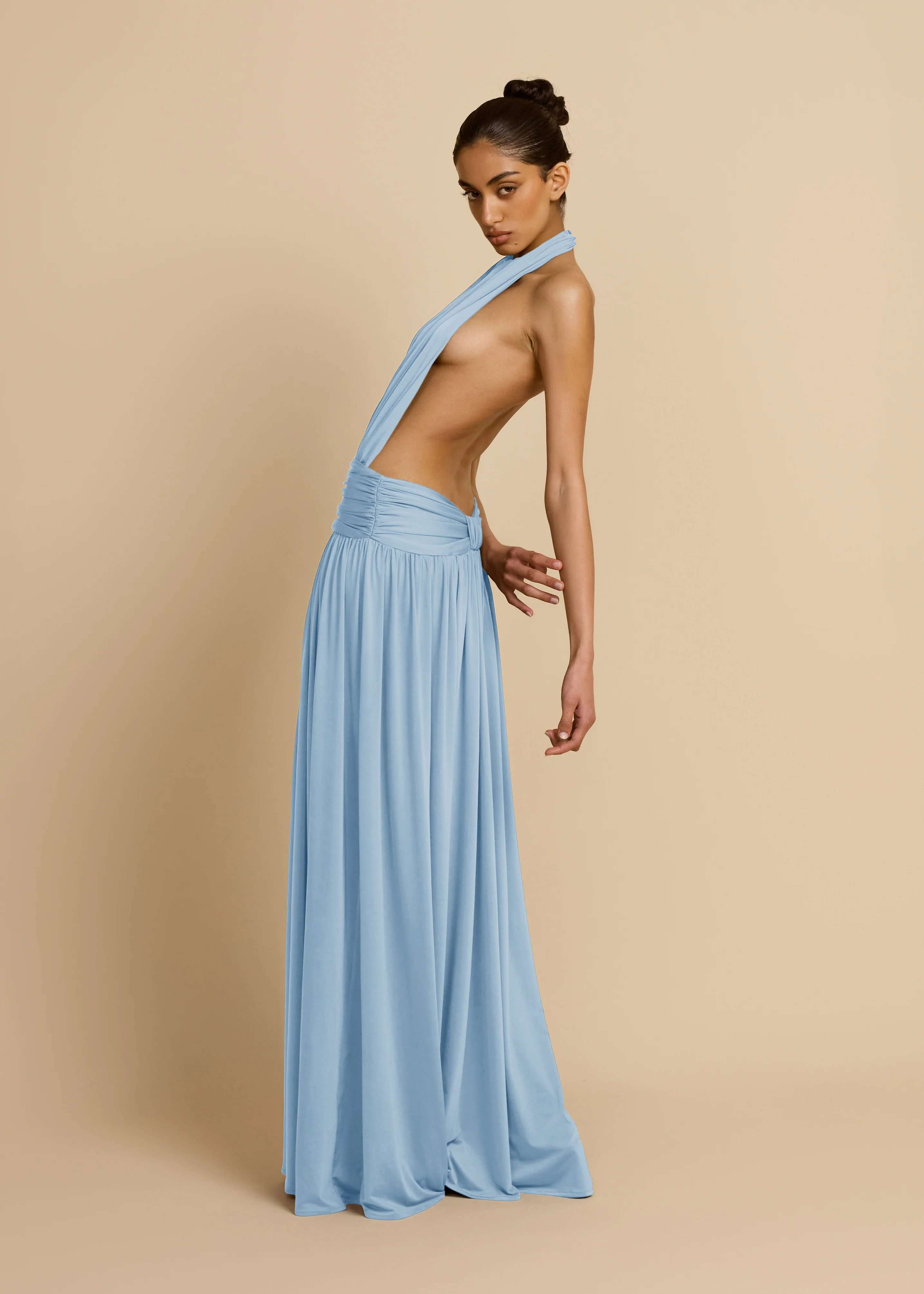 SANTINA DRESS SKY BLUE - Image 7